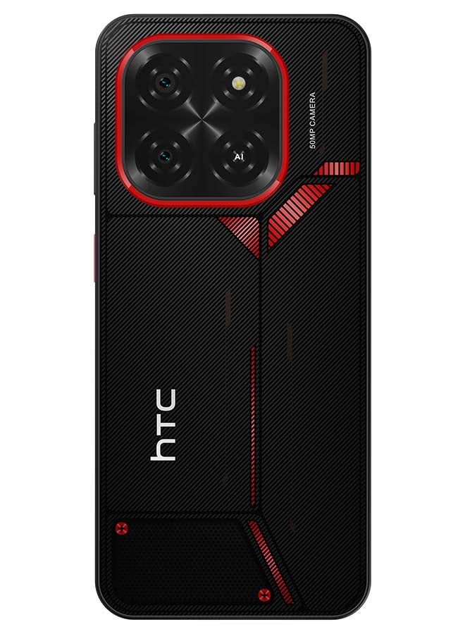 HTC Wildfire E7 Elite Dual SIM 5G upto 18GB* (6+12) RAM 128GB NFC Black + Nextbot E18 TWS - Middle East Version - Image 3