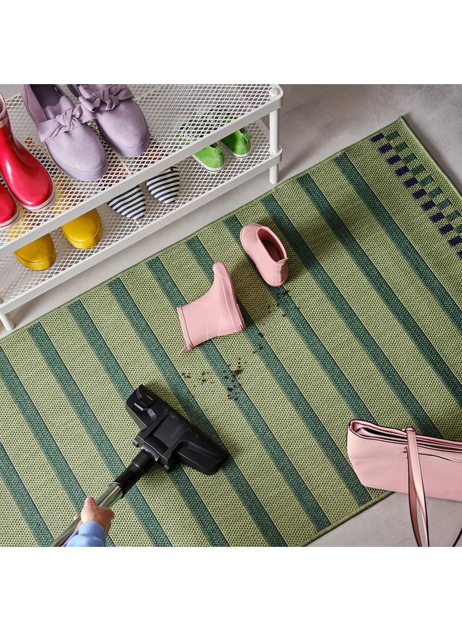 Zaboon Rug Flatwoven, In/Outdoor, Green Purple/Striped, 80X150 Cm - Image 5