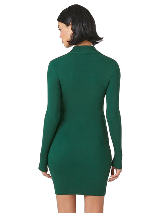 FOREVER 21 Rhinestone Bow Mini Sweater Dress  - Image 4