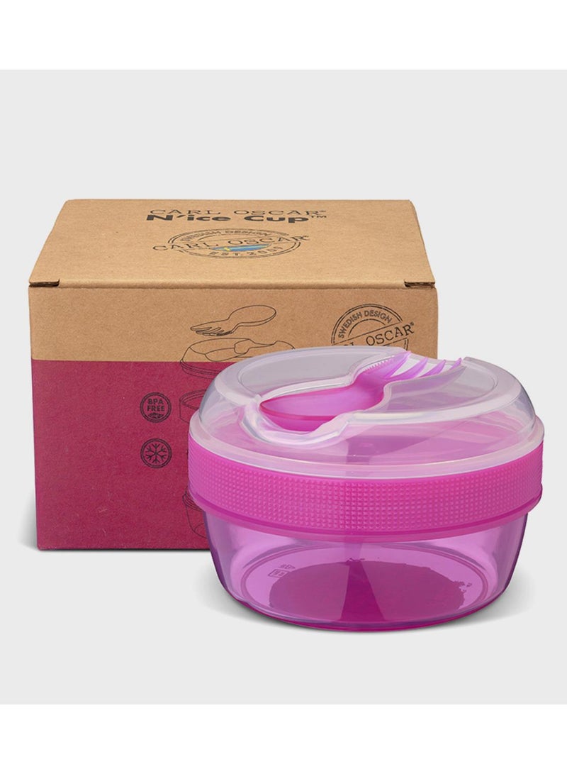 Carl Oscar Carl Oscar Sweden N'Ice Cup™0.3L, Snack Box 0.1L With Cooling Disc - Purple - Image 2
