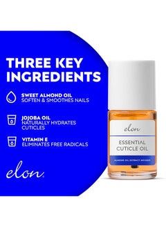 Elon Essentials Kit for Healthy Nails – Kit Includes Elon Nail Conditioner, Cuticle Oil & File Set – Manicure Set for Daily Strengthening and Moisturizing Cuticles  - Image 5