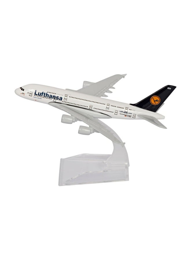Lufthansa aircraft model, metal, small size, 16 cm - Image 2