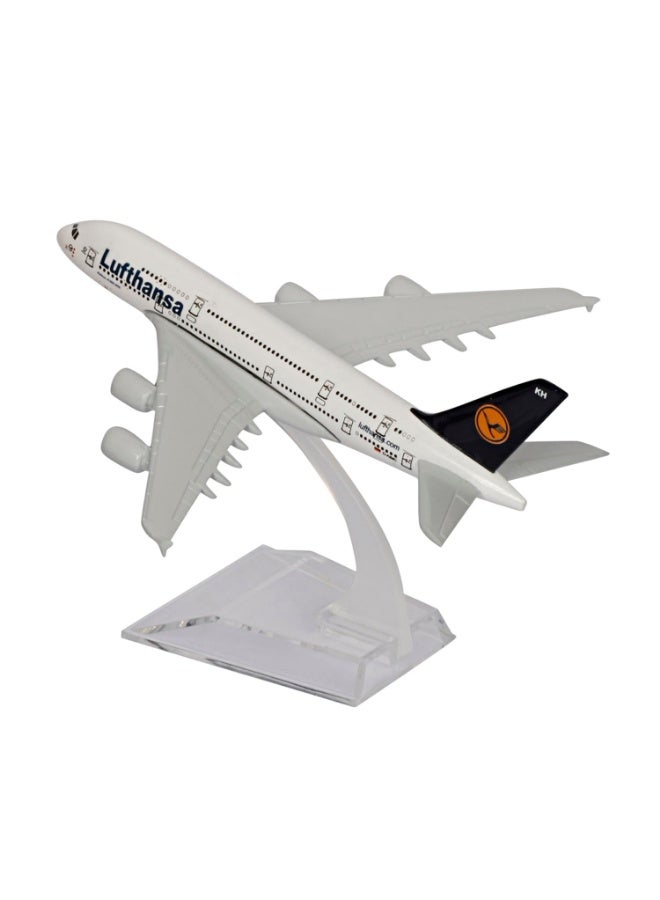 Lufthansa aircraft model, metal, small size, 16 cm - Image 3