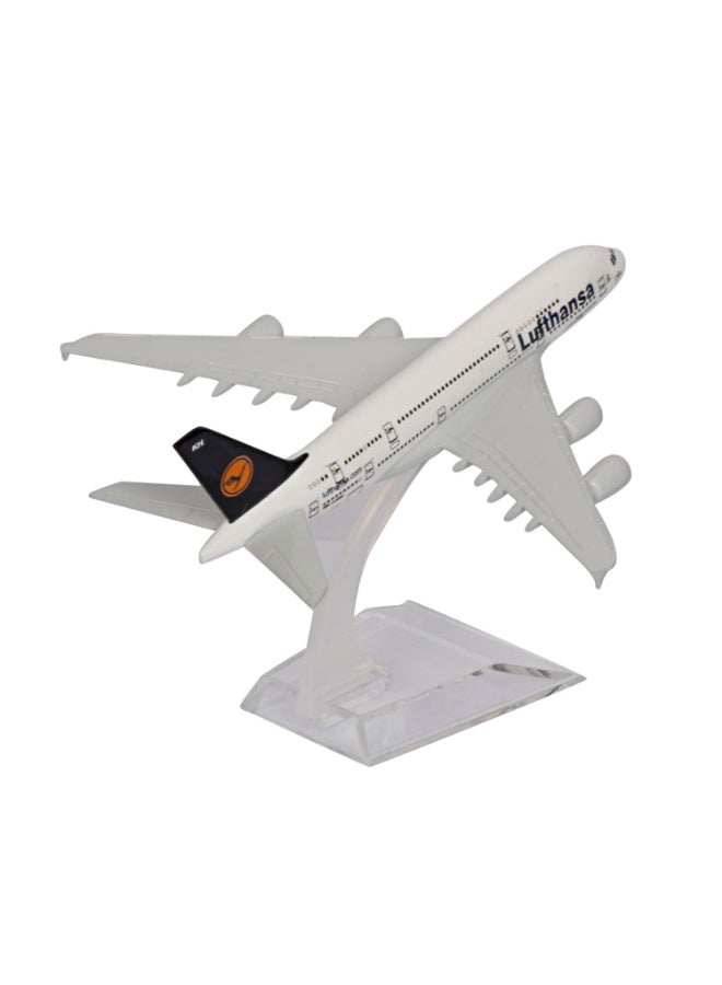 Lufthansa aircraft model, metal, small size, 16 cm - Image 4