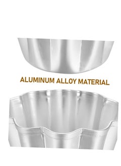 Y&D 12 Pcs Cake Mold Stencils for Cakes Baking Molds Egg Tart Molds Multi-use Muffin Cups Baking Tart Molds Pudding Molds for Steaming Cake Mould Mini Tart Shaper Small Pudding Molds  - Image 4