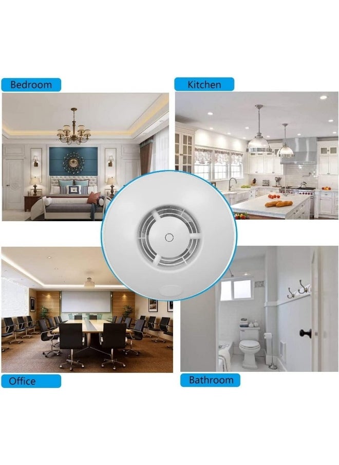 Royal Apex Ventilation Exhaust Fan 15W 4 Inch Round Wall Mounted Fan With Vent Grille For Home Office Kitchen And Bathroom  - Image 4