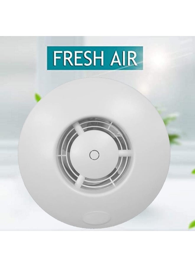 Royal Apex Ventilation Exhaust Fan 15W 4 Inch Round Wall Mounted Fan With Vent Grille For Home Office Kitchen And Bathroom  - Image 3