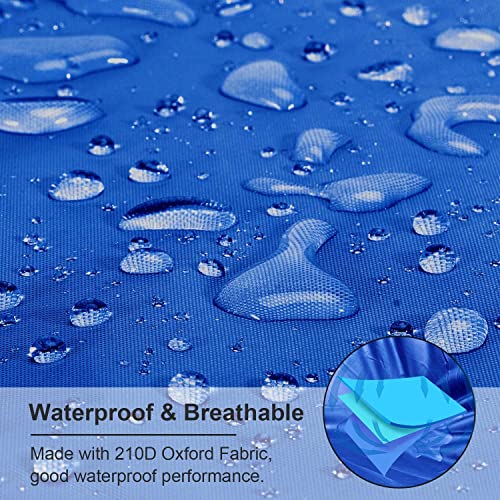 NEVERLAND Motorcycle Cover Waterproof Outdoor - Motorbike Scooter Covers Heavy Duty Medium with Lock-Holes, Bandage, Storage Bag Compatible with Harley Davidson Kawasaki Yamaha Honda Grom (Up to 86”) - Image 2