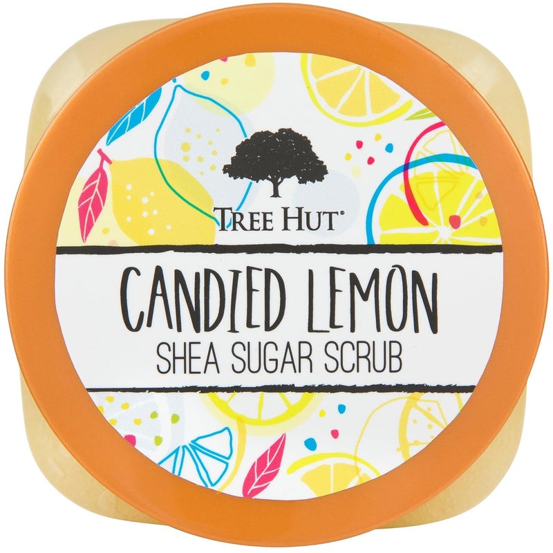 Tree Hut Shea Sugar Scrub Candied Lemon 18oz Ultra Hydrating and Exfoliating Scrub for Nourishing Essential Body Care - Image 2
