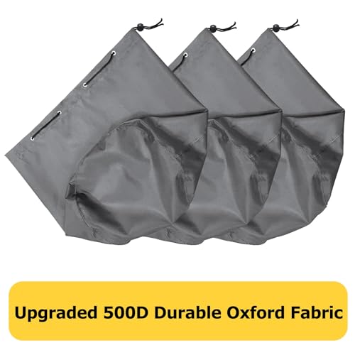 AKEfit Trimmer Engine Cover Weed Eater Covers Fits Weed Eater Edger Pole Saw Brush Cutters and Hedge Heavy Duty 3Piece Set Grey Waterproof Cover - Image 3