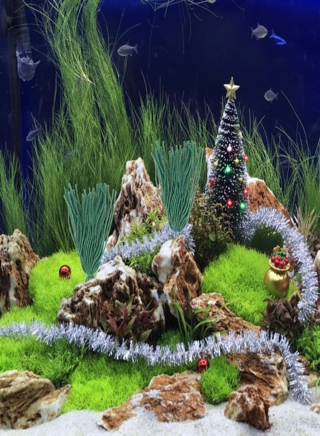 UKCOCO 10pcs Aquarium Spawning Mops for Fish and Shrimp Breeding Floating Decorative Grass for Aquarium, Lightweight Breeding Resting Grass Enhances Tank Aesthetics for Christmas Daily Decor - Image 2