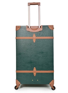MORANO Classic MORANO  Leather Travel Bags 4 Pieces with Rotating Wheels and a Safety Lock  - Image 5