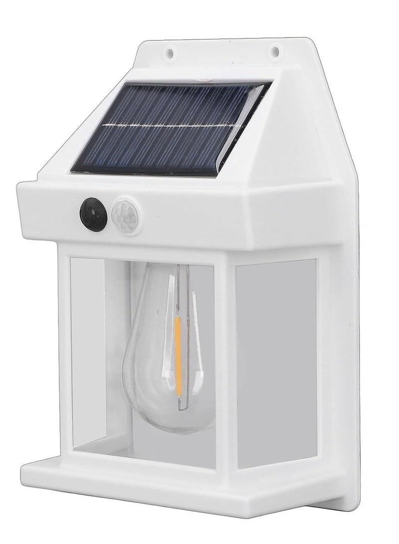 Generic Exterior Lighting Fixtures, Motion Sensor Weather Resistant Solar Tungsten Wall Light ABS IP65 Waterproof 3 Modes Easy to Install for Yards - Image 1