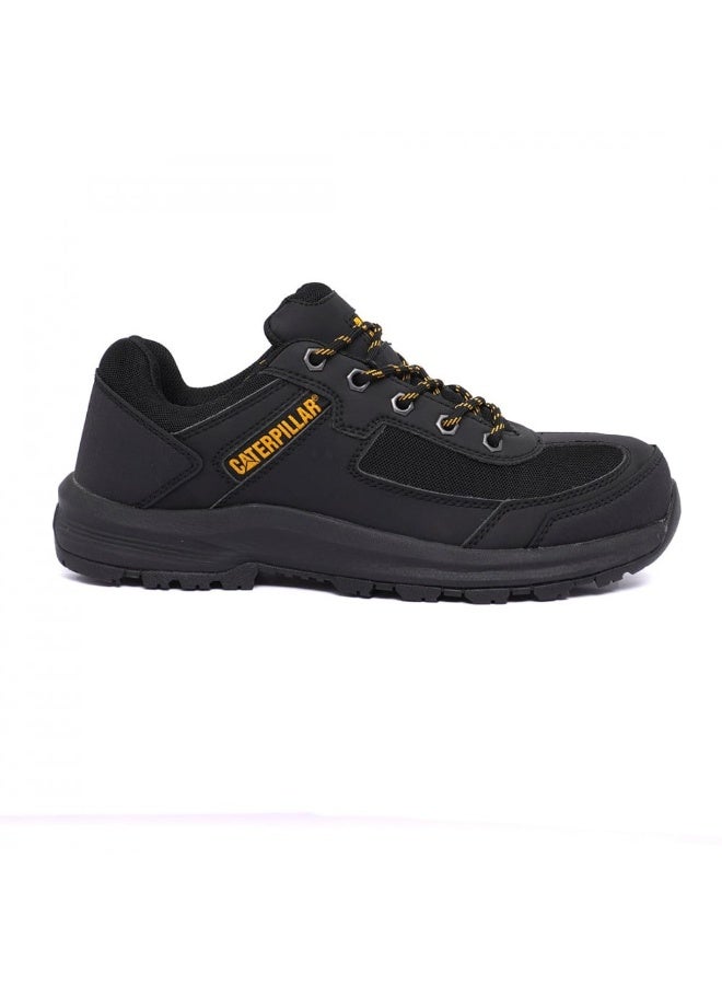 CATERPILLAR حذاء CAT للرجال Elmore ST - رأس فولاذي S1PS، مقاوم للانزلاق، مقاوم للحرارة وزيوت الوقود، نعل وسط مريح EVA - أسود - Image 1