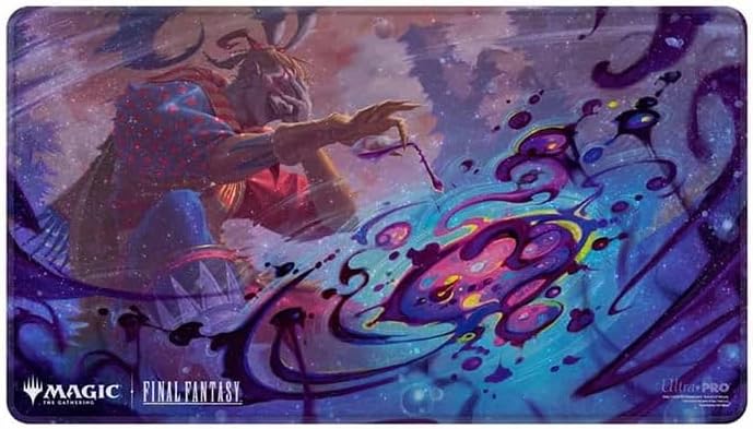 Ultra PRO - Final Fantasy x Universes Beyond Sephiroth (Wisnu Tan) Black Stitched Playmat for Magic: The Gathering | Card Game Playmat, Final Fantasy Collectibles, Desk Mat Mousepad - Image 2