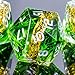 OUKELANWO Magic Lord Rings DND Dice Set with Box 7Pcs Resin LOTR DD Dice Set for Role Playing Game Green Dungeons Dragons D and D Sharp Edge Dice D20 D12 D10 D8 D6 D4 - Image 4