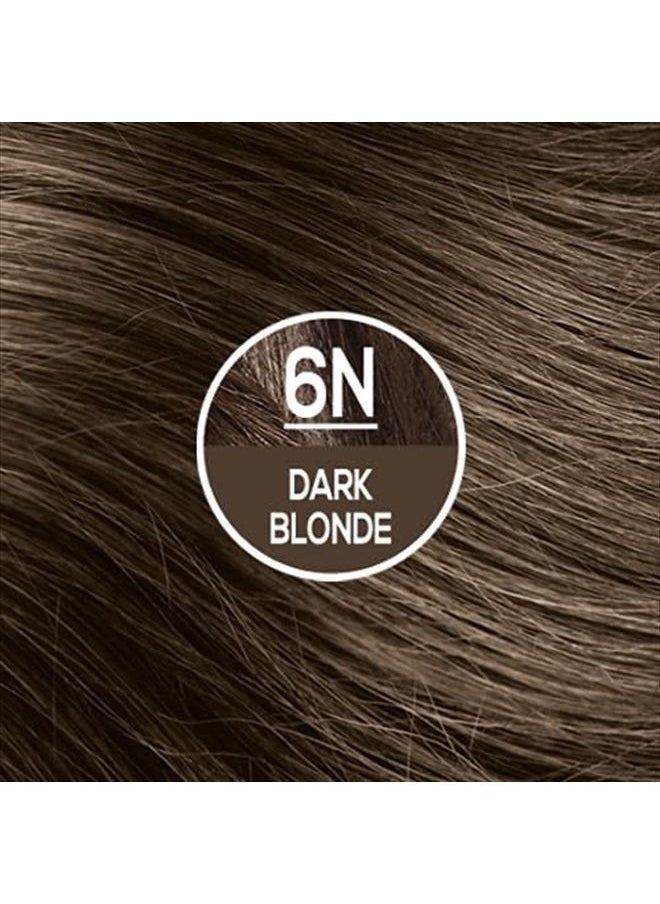 NATURTINT Permanent Hair Color 6N Dark Blonde (Pack of 6), Ammonia Free, Vegan, Cruelty Free, up to 100% Gray Coverage, Long Lasting Results  - Image 2