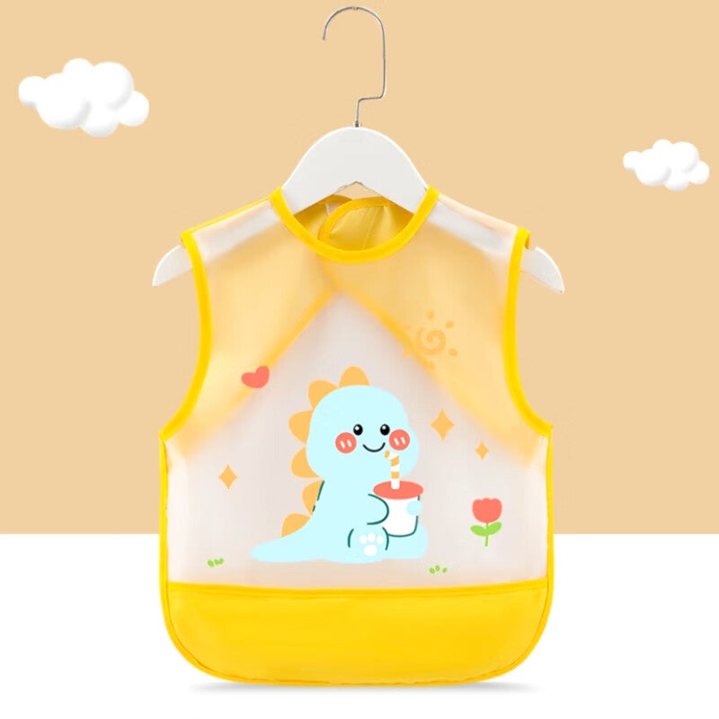 9I9 Baby Eating Smock Sleeveless Bib Waterproof Stain-Proof Splash-Proof Painting Apron 2-Pack A459 - Image 4