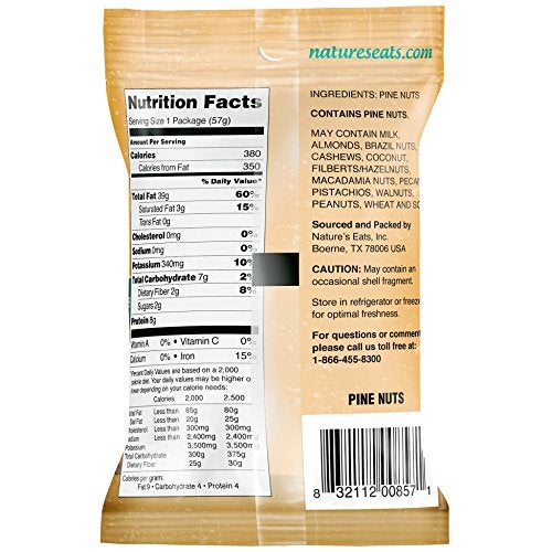 Nature's Eats Natures Eats Pine Nuts 2 oz  100 Natural Whole Raw Pine Nuts  Unsalted Healthy Snack  Keto Vegan Gluten Free Pesto Ingredient  Fresh NonGMO Kosher Certified Cooking  Baking Nuts - Image 5