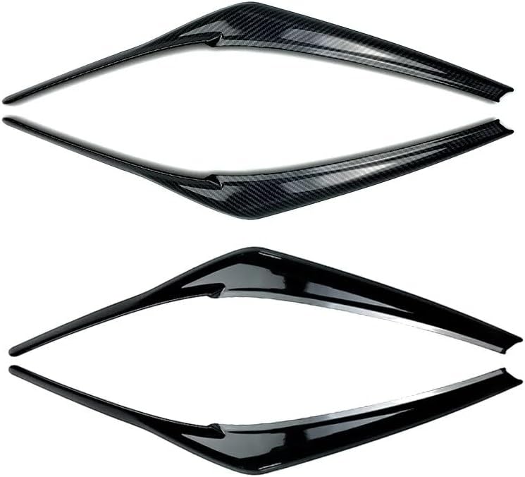 QASULER Car Headlight Eyebrow Trim for Toyota Camry XV70 - Image 2
