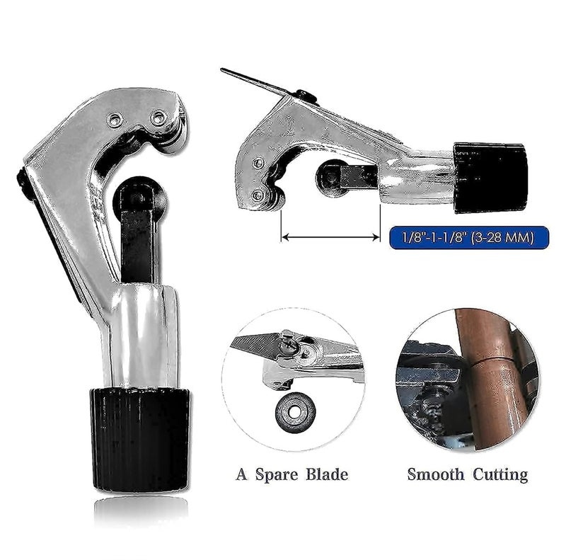 uptodateproducts Uptodateproducts 2Pcs Flaring Tool Kit Bundle with 180 Degree 3 in 1 Tubing Bender Multi Vise Tool  - Image 4