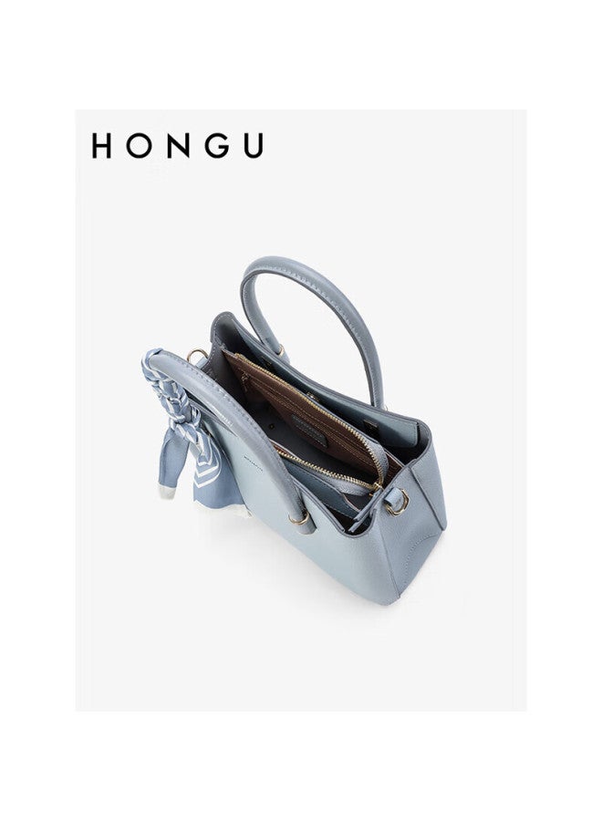 Hongu Honggu Women's Handbag, Shoulder Bag, Leather Tote Bag, Crossbody Bag, Scarf Matching, Dai Fei Bag, Qixi Gift For Girlfriend - Image 2