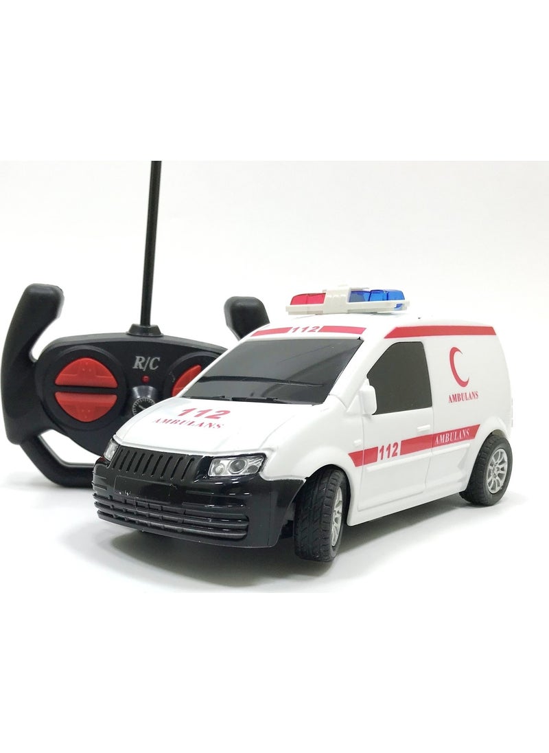 Duman Oyuncak - Duman Toy 1:24 Remote Control Toy First Aid Vehicles - Ambulance - Image 1