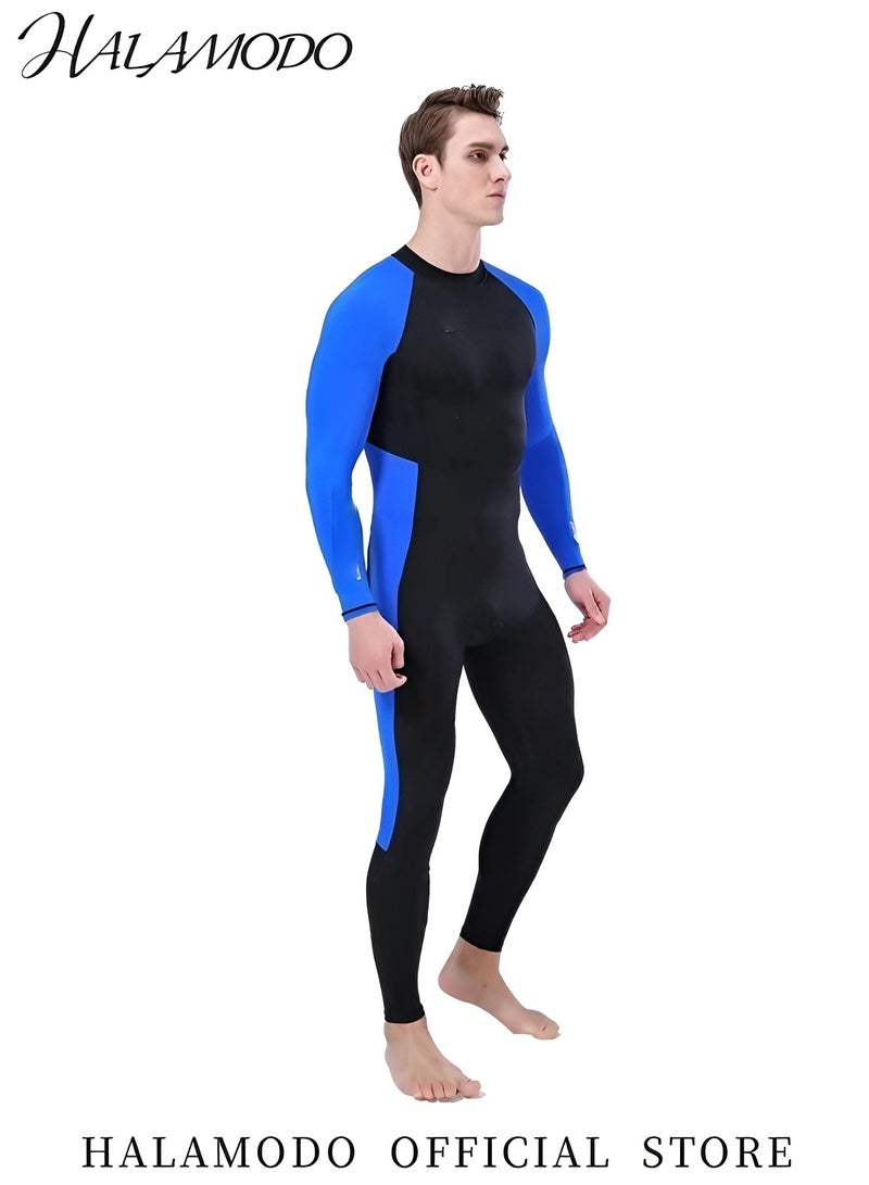 HALAMODO Men's Wetsuits Full Body Dive Wetsuit Sports Skins Rash Guard Neoprene Wet Suit Back Front Zip in Cold Water for Surfing & Swimming & Diving & Swimming & Kayaking & Sailing - Image 5