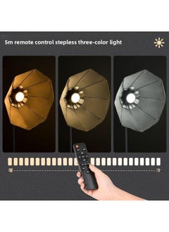 General Panoramic Live Broadcast Fill Light Studio Soft Light Box Suit Light Photography Light Live Broadcast Room Fill Light-Light Source Color:Dual Lights 【700w Three-color Remote Control Mushroom Light】  - Image 5