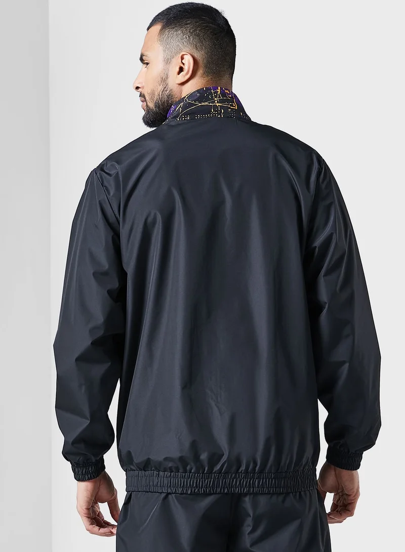 NEW ERA Los Angeles Lakers Aop Panel Track Jacket