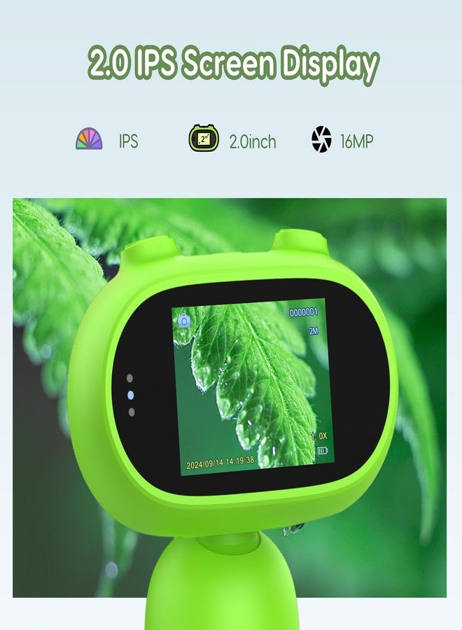 Hayve Handheld Digital Microscope for Kids 1000X,16MP Portable Pocket Microscope with 2inch IPS Screen,1080P Coin Magnifier for Collectors with 8 LEDs, PC View, 8GB - Image 2
