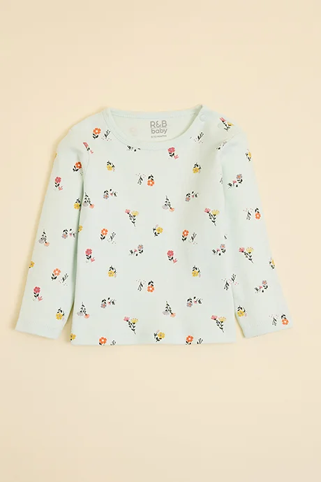 R&B Printed T-Shirt and Pants Set