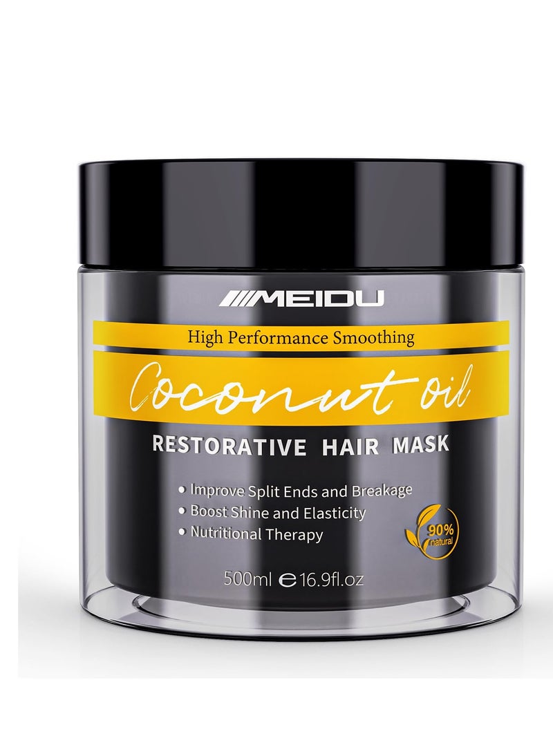 Meidu MEIDU Hair Mask for Damaged Hair,Keratin Hair Treatment for Color Treated Hair Deep Conditioner,Mascarilla Para El Cabello for Dry/Frizzy Hair.Moisturizer and Adds Shine.Hair Care for Curly Hair. - Image 1