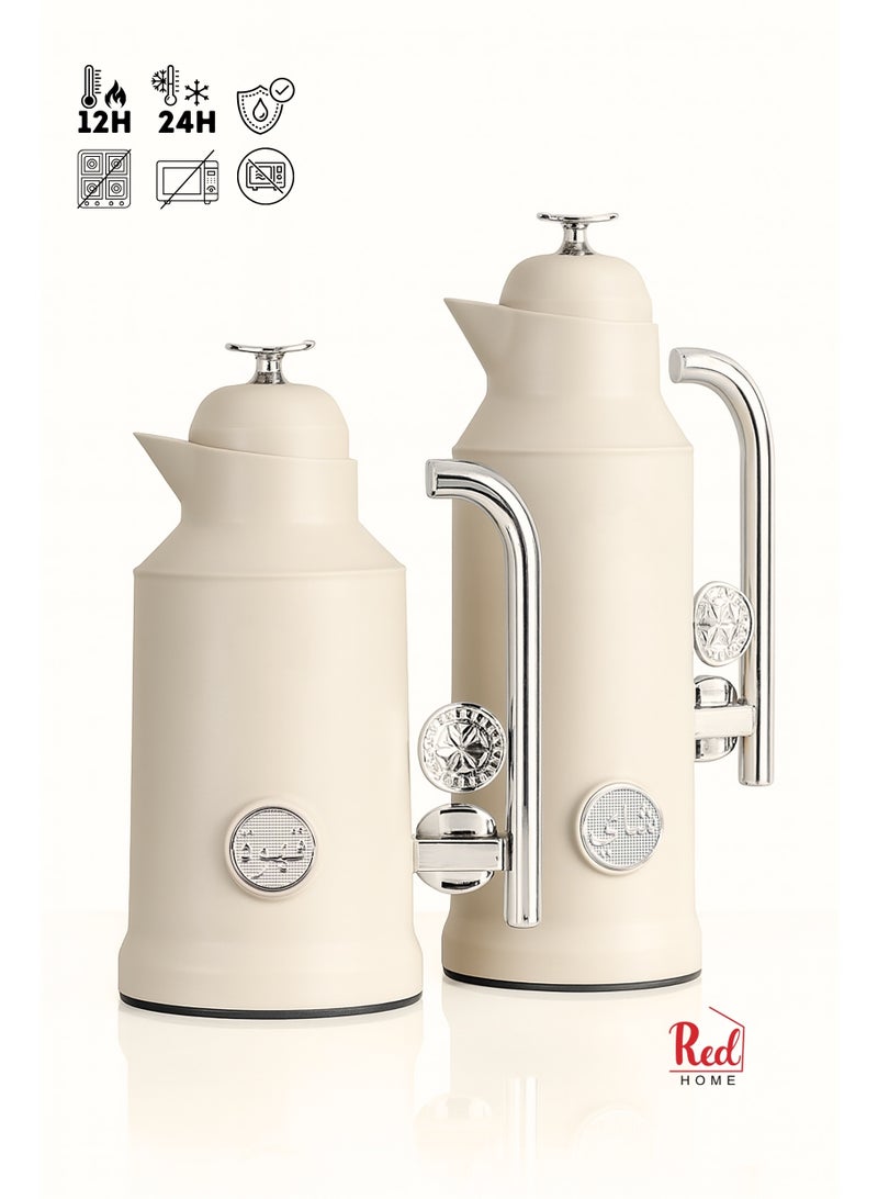 البيت الأحمر طقم ترمس FC4006J، سعة 1000 مل × 2 - Image 1