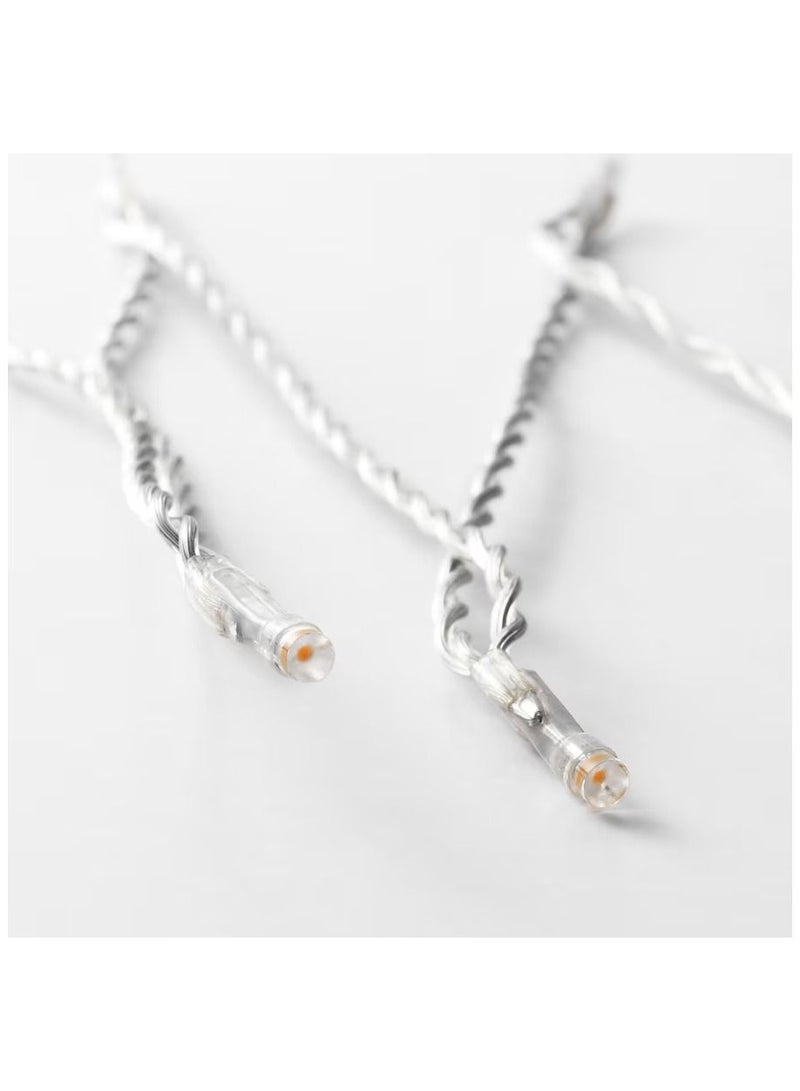 سلسلة إضاءة LEDFYR مع 12 ضوء، تعمل بالبطارية/داخلية، لون فضي - Image 3