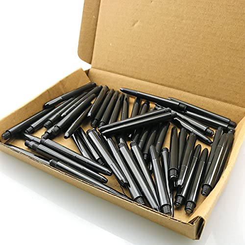 DTTRA 50PCS Plastic Dart Shafts Darts Accessories Stems Plastic Pole Rod with Standard 2BA Screw Thread - Image 2