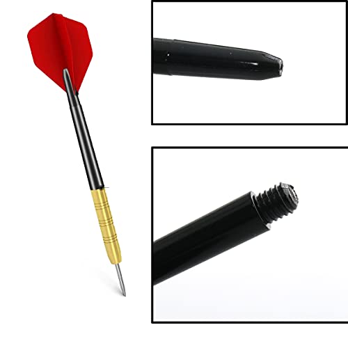 DTTRA 50PCS Plastic Dart Shafts Darts Accessories Stems Plastic Pole Rod with Standard 2BA Screw Thread - Image 4