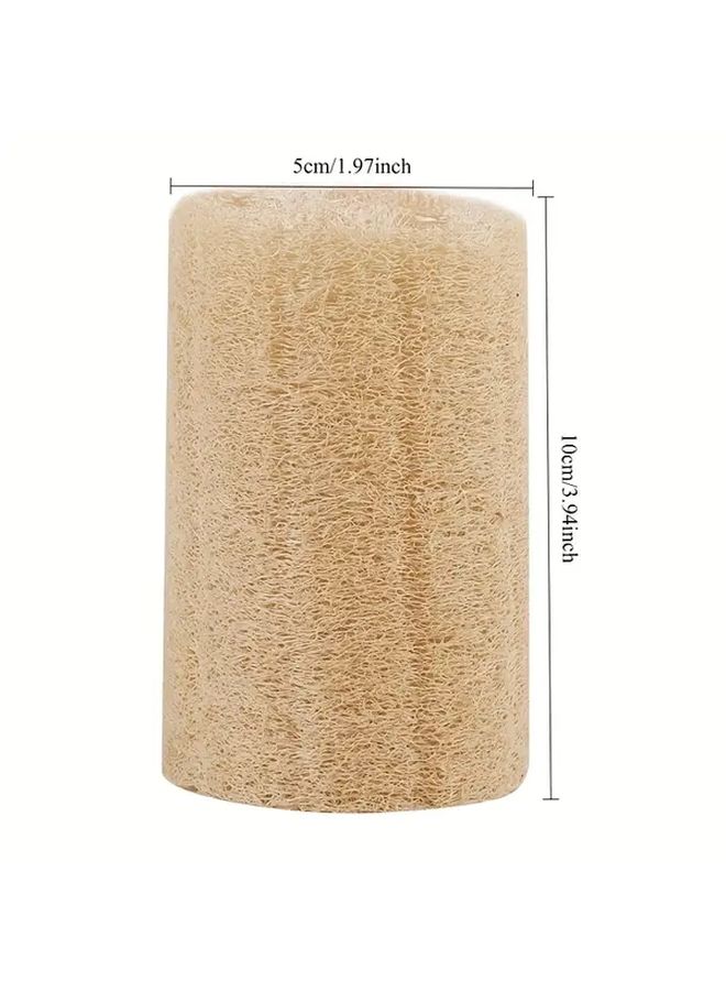 Natural Thickened Heavy Duty Marine Loofah Sponge 4pcs For Kitchen And Bath Cleaning - Image 3