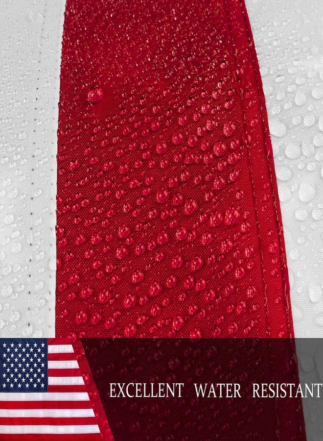 علم أمريكي، نايلون 3 × 5 قدم، مقاوم للبهتان، مزين بنجوم مطرزة وحلقات نحاسية، صنع في الولايات المتحدة الأمريكية، مثالي للعرض الخارجي، صنعة فاخرة، جودة مضمونة - Image 4