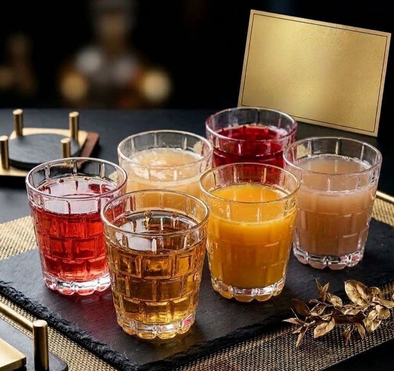 Juice and Water Cups Set of 6 - 280 ml - - Image 1