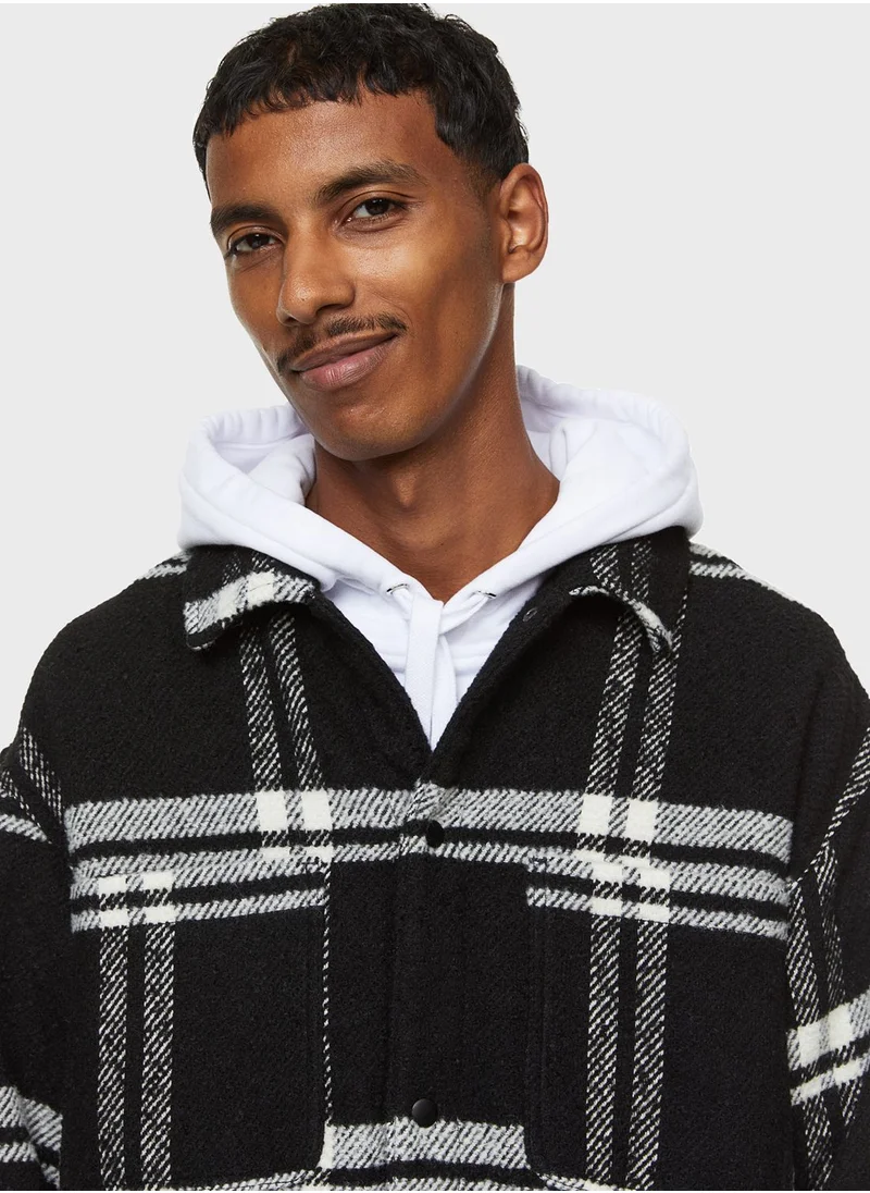 H&M Checked Relaxed Fit Shirt