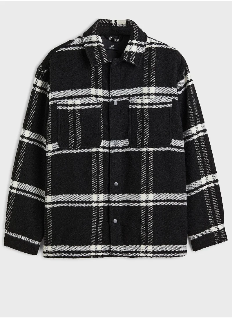 H&M Checked Relaxed Fit Shirt
