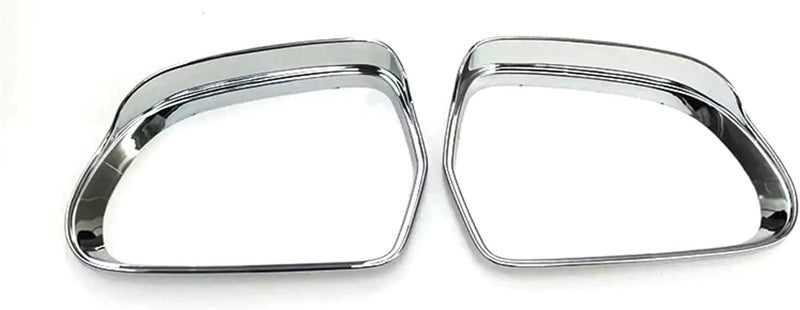 Wivplex ABS Chrome Car Side Mirror Rain Guard Cover Trim - Image 1