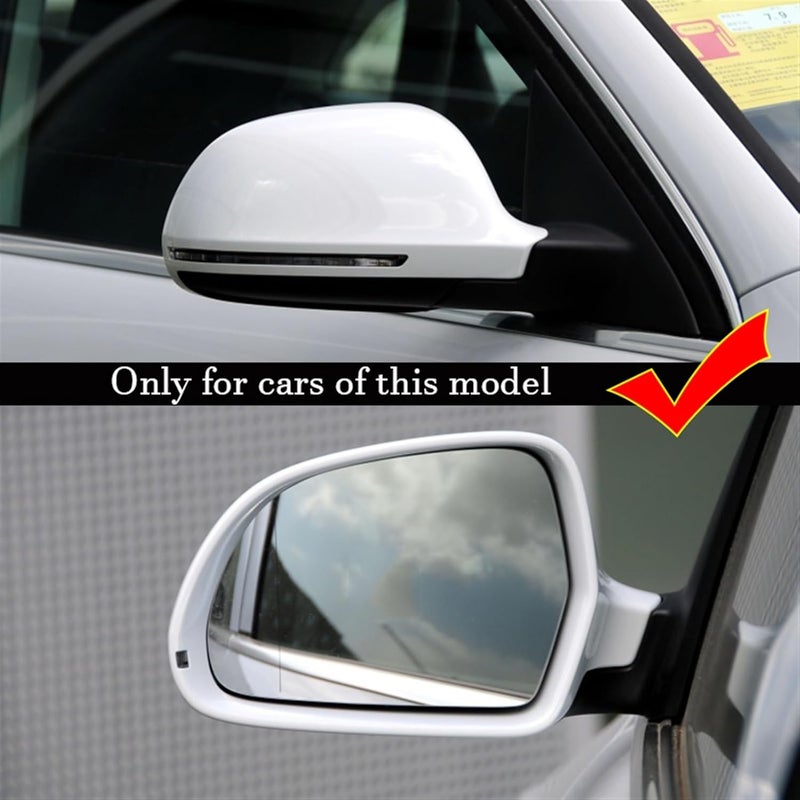 Wivplex ABS Chrome Car Side Mirror Rain Guard Cover Trim - Image 5