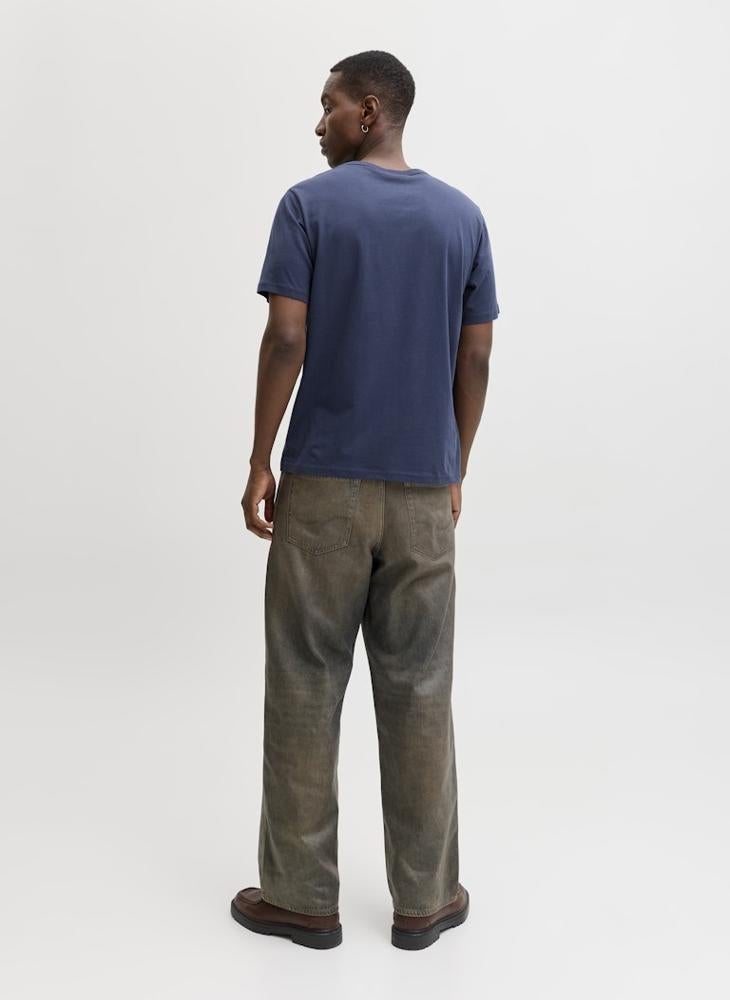 JACK & JONES Crew Neck Relaxed Fit T-Shirt - Image 2