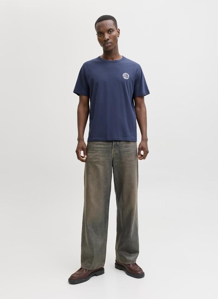 JACK & JONES Crew Neck Relaxed Fit T-Shirt - Image 4