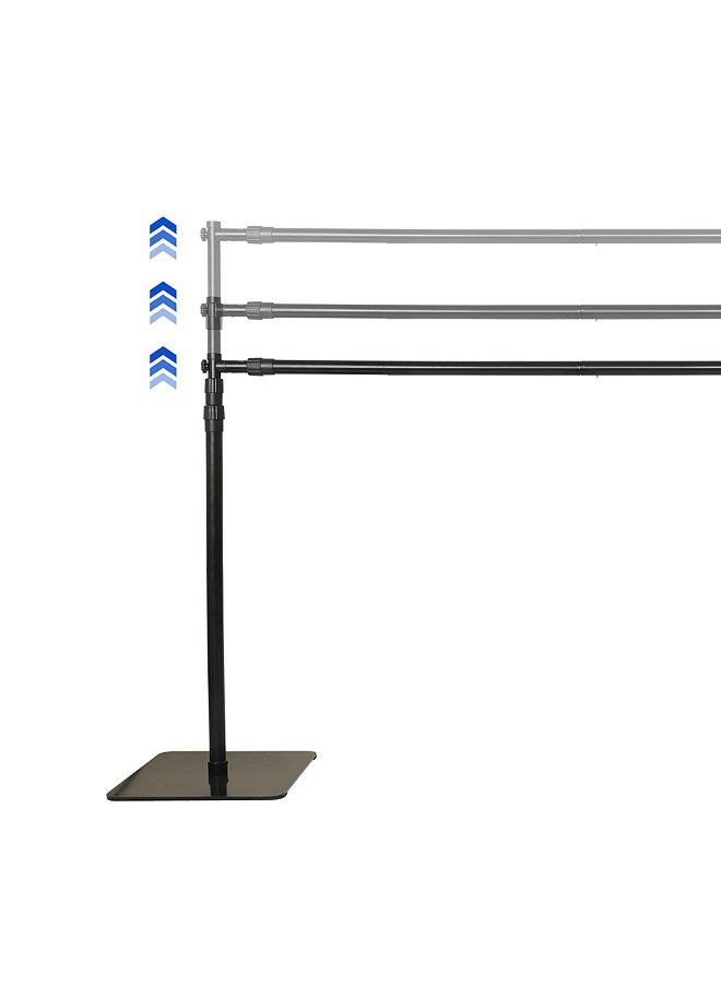 Generic 2.4x3 Meters/7.9x9.8ft Heavy Duty Studio Photography Background Support System Metal Backdrop Stand Adjustable Backdrop Bracket  - Image 4