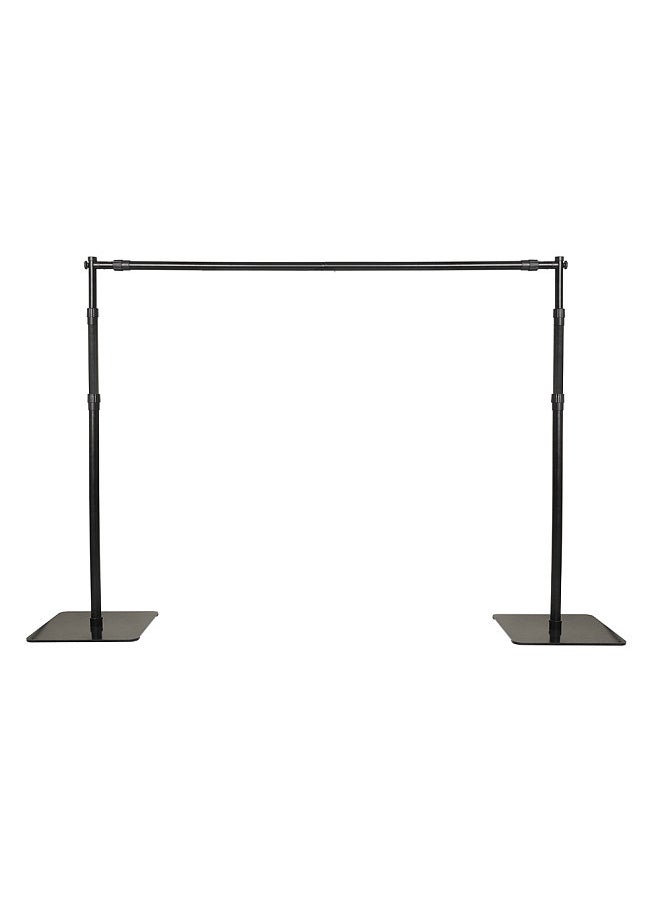 Generic 2.4x3 Meters/7.9x9.8ft Heavy Duty Studio Photography Background Support System Metal Backdrop Stand Adjustable Backdrop Bracket  - Image 1
