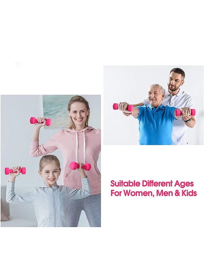 يو إل اتش واي سي طقم دمبل 6 كجم متعدد الألوان حقيبة دمبل وأوزان من ULHYC - Image 4