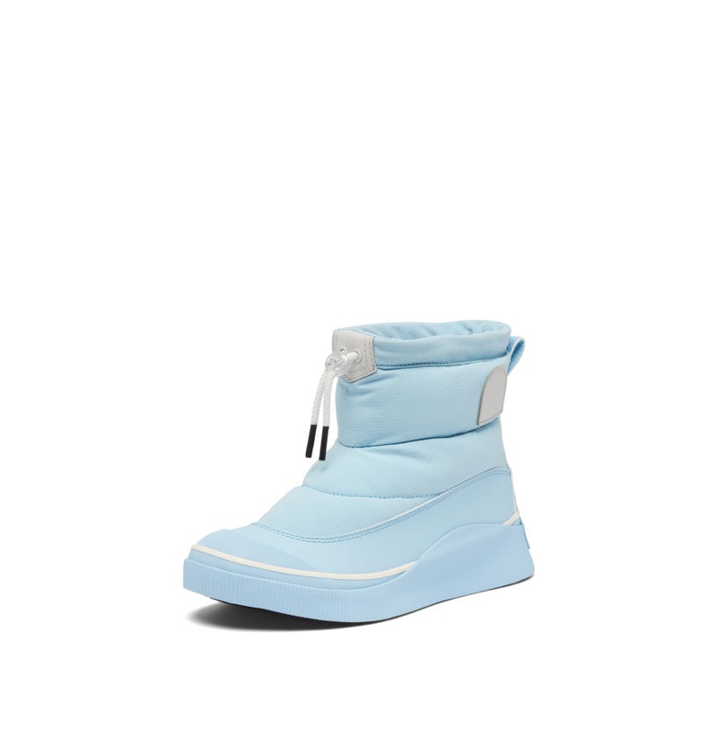 SOREL Women's Out N About lV Puffy Waterproof Boot - Arctic Sea, Chalk - 8 - Image 1